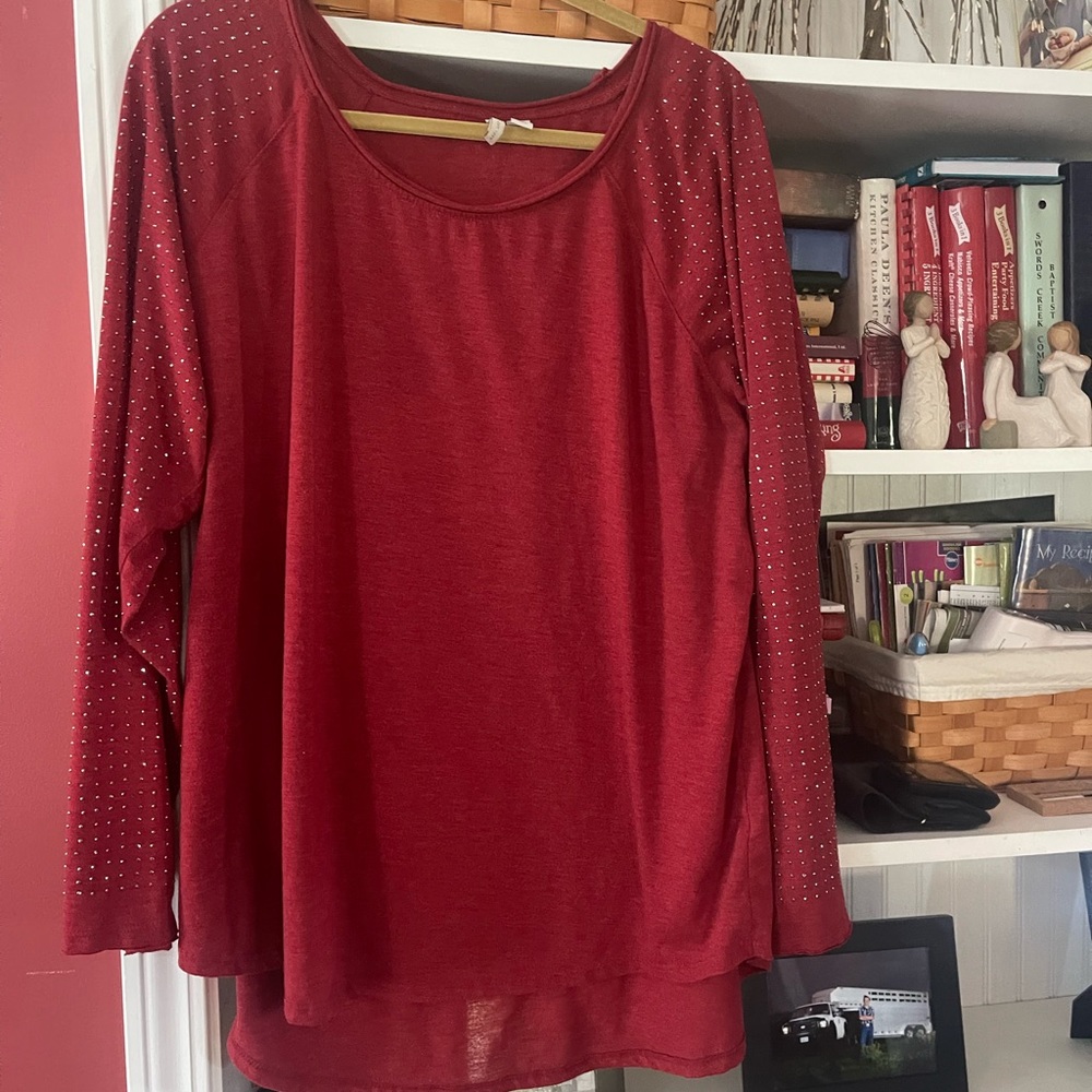 Red size 22/24 Cato long sleeve top
